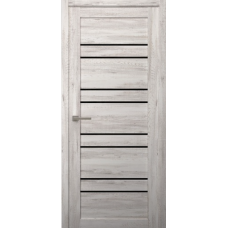 Дверь межкомнатная ALBERO Мегаполис EcoWood ДУБЛИН Ель альпийская, стекло черное Дверь межкомнатная ALBERO Мегаполис EcoWood ДУБЛИН Ель альпийская, стекло черное